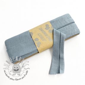 Elastico per bordatura in viscosa - 3 m jeans