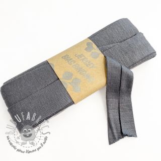 Elastico per bordatura in viscosa - 3 m grey
