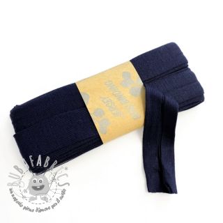 Elastico per bordatura in viscosa - 3 m dark blue
