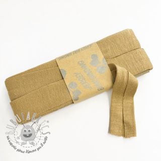 Elastico per bordatura in viscosa - 3 m camel