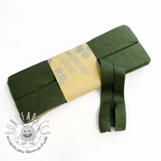 Elastico per bordatura in viscosa - 3 m army