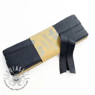 Elastico per bordatura in viscosa - 3 m anthracite