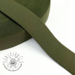 Elastico liscio 3 cm camo green