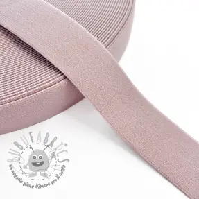 Elastico liscio 3 cm washed pink