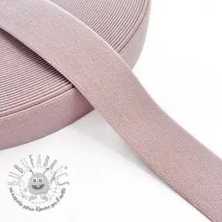 Elastico liscio 3 cm washed pink