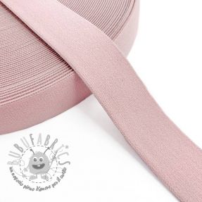Elastico liscio 3 cm old pink