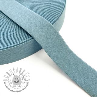 Elastico liscio 3 cm old blue