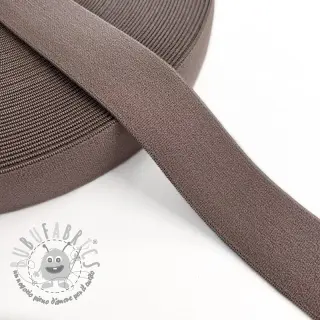 Elastico liscio 3 cm mauve