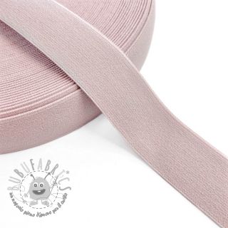 Elastico liscio 3 cm light old pink