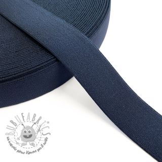 Elastico liscio 3 cm dark blue