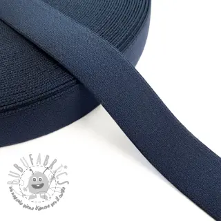 Elastico liscio 3 cm dark blue
