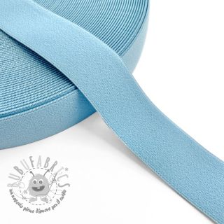 Elastico liscio 3 cm baby blue