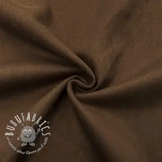 Tessuto scamosciato stretch dark brown