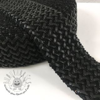 Elastico liscio 6 cm Party black