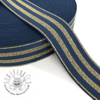 Elastico liscio 4 cm LUREX GOLD jeans