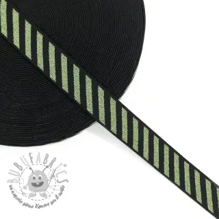 Elastico liscio 2,5 cm Diagonal lime