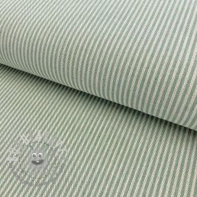 Tessuto decorativo DOBBY Colored stripe soft green