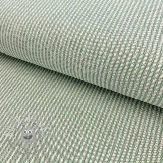 Tessuto decorativo DOBBY Colored stripe soft green