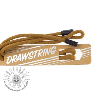 Laccetto per cappuccio con terminali 115 cm HEAD1 dark camel
