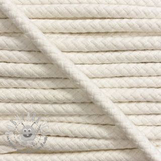 Cordino di cotone 8 mm off white