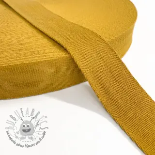Cinghia in cotone 4 cm ochre
