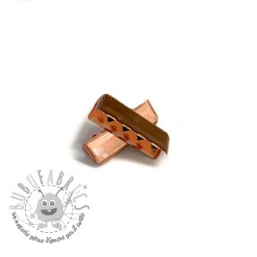Terminale in metallo 25 mm copper
