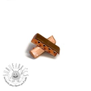 Terminale in metallo 25 mm copper