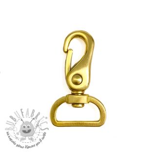 Moschettone in metallo 25 mm gold