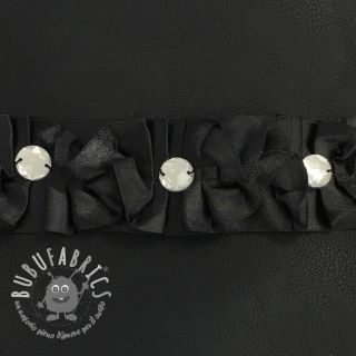 Nastro di raso Crystal black