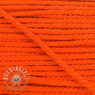 Cordino di cotone ritorto 5 mm neon orange