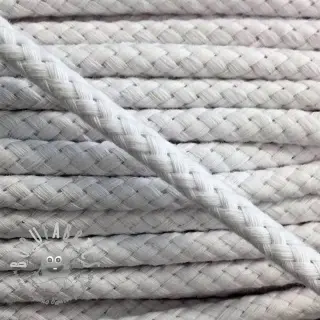 Cordino di cotone 8 mm white