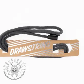 Laccetto per cappuccio con terminali 115 cm HEAD1 dark grey