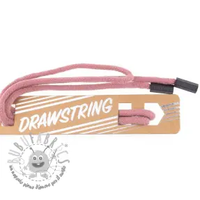 Laccetto per cappuccio con terminali 115 cm HEAD1 old pink