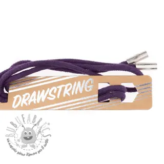 Laccetto per cappuccio con terminali 115 cm HEAD2 violet