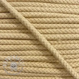 Cordino di cotone 8 mm light yellow