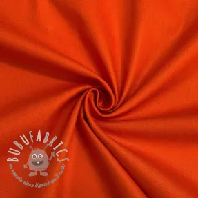 Popeline di cotone flame orange