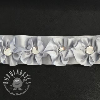 Nastro di raso Crystal silver