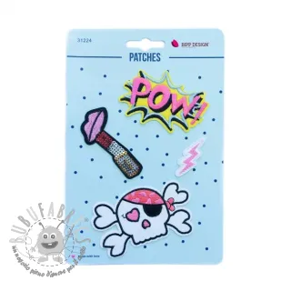 Sticker BIPP Pow Skull