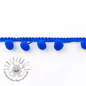 Bordatura con pompon SMALL blue