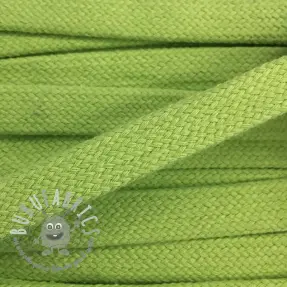 Cordino di cotone piatto 15 mm lime