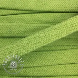 Cordino di cotone piatto 15 mm lime