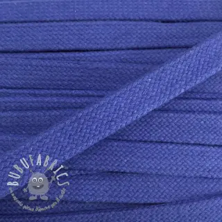 Cordino di cotone piatto 15 mm cobalt