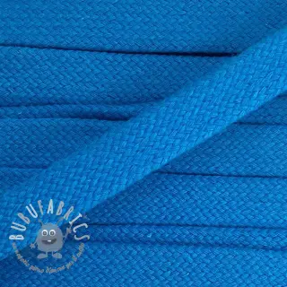Cordino di cotone piatto 15 mm blue