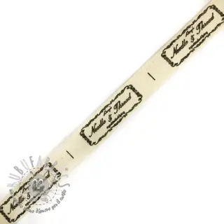 Nastro di cotone Label Needle and thread