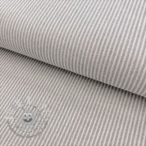 Tessuto decorativo DOBBY Colored stripe grey