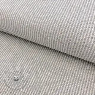Tessuto decorativo DOBBY Colored stripe grey