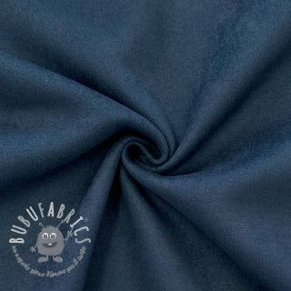 Tessuto scamosciato stretch navy