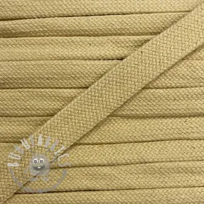Cordino di cotone piatto 13 mm light yellow