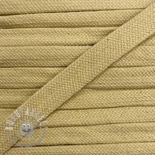 Cordino di cotone piatto 13 mm light yellow