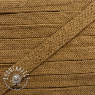 Cordino di cotone piatto 13 mm brown